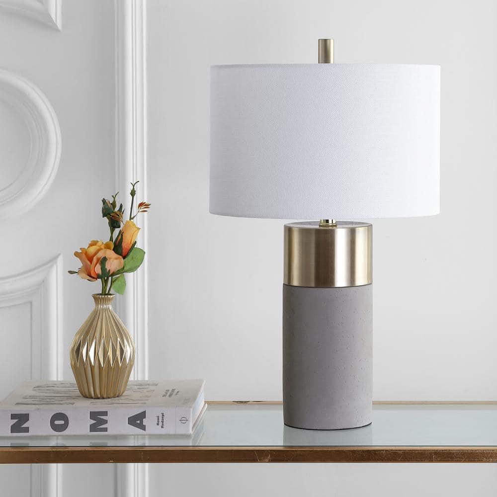 Everly Quinn Mildner Concrete Table Lamp (Set of 2)