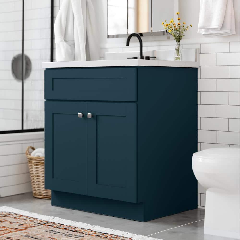 Design House Brookings 30 Inch Bath Vanity, Ready to Assemble, Sherwin Williams®