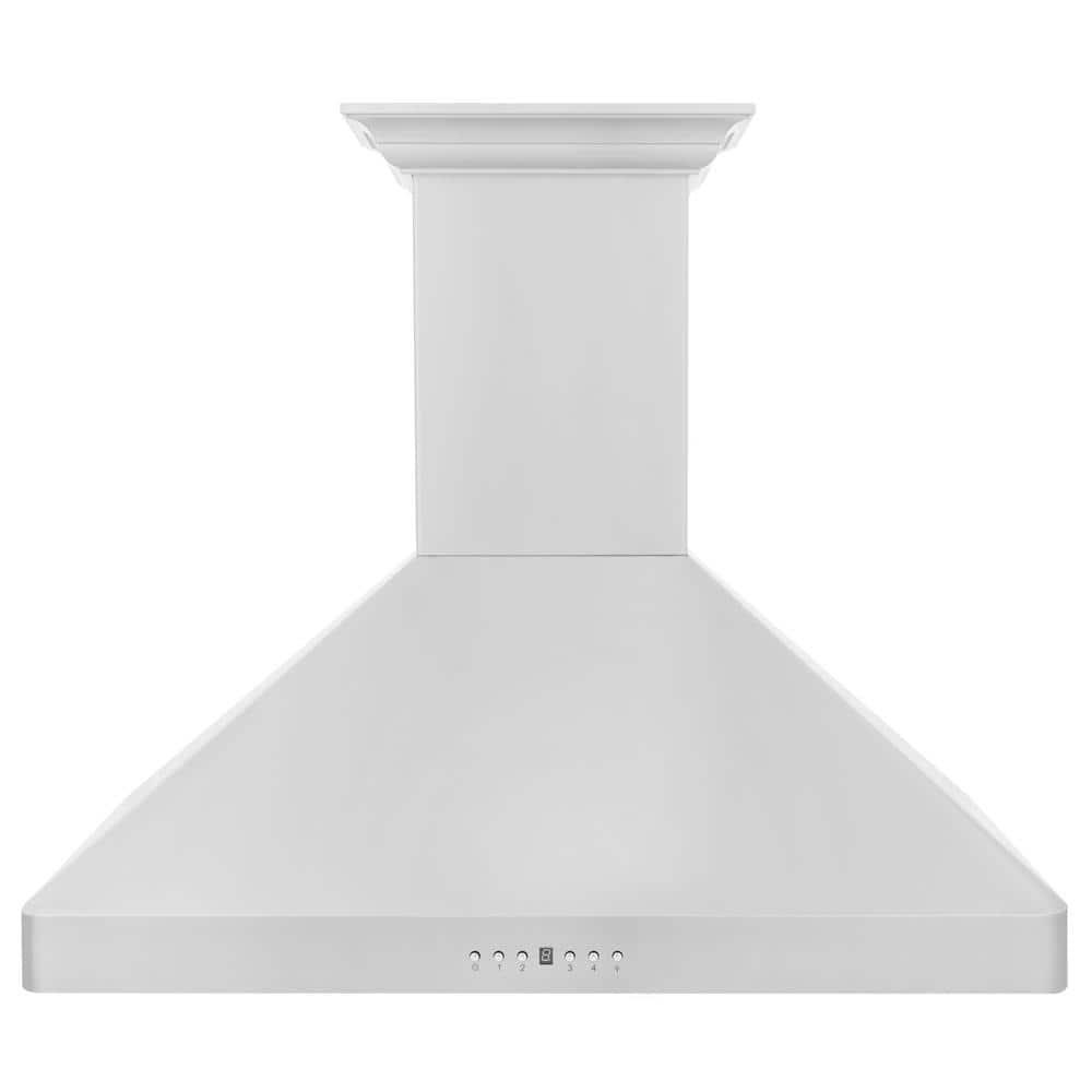 30 in. ZLINE CrownSoundDucted Vent Wall Mount Range Hood in Stainless Steel W/ Bluetooth Speakers (KF2CRN-BT-30)