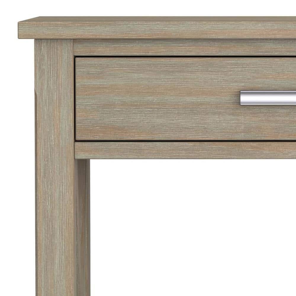 Simpli Home Kitchener 47"W Solid Wood Contemporary Storage Console Table with 2 Drawers and Bottom Storage Shelf