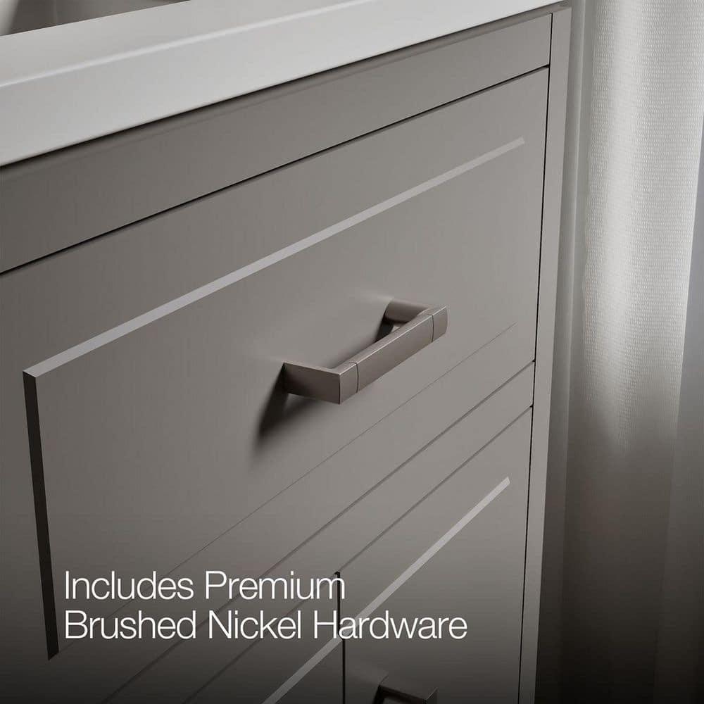Seer 24" Freestanding Single Bathroom Vanity Cabinet with Sink and Quartz Top