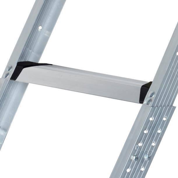 Louisville Ladder Aluminum Attic Ladder R10 Insulated Door 375 lbs Capacity 30 x 54 Inch Opening
