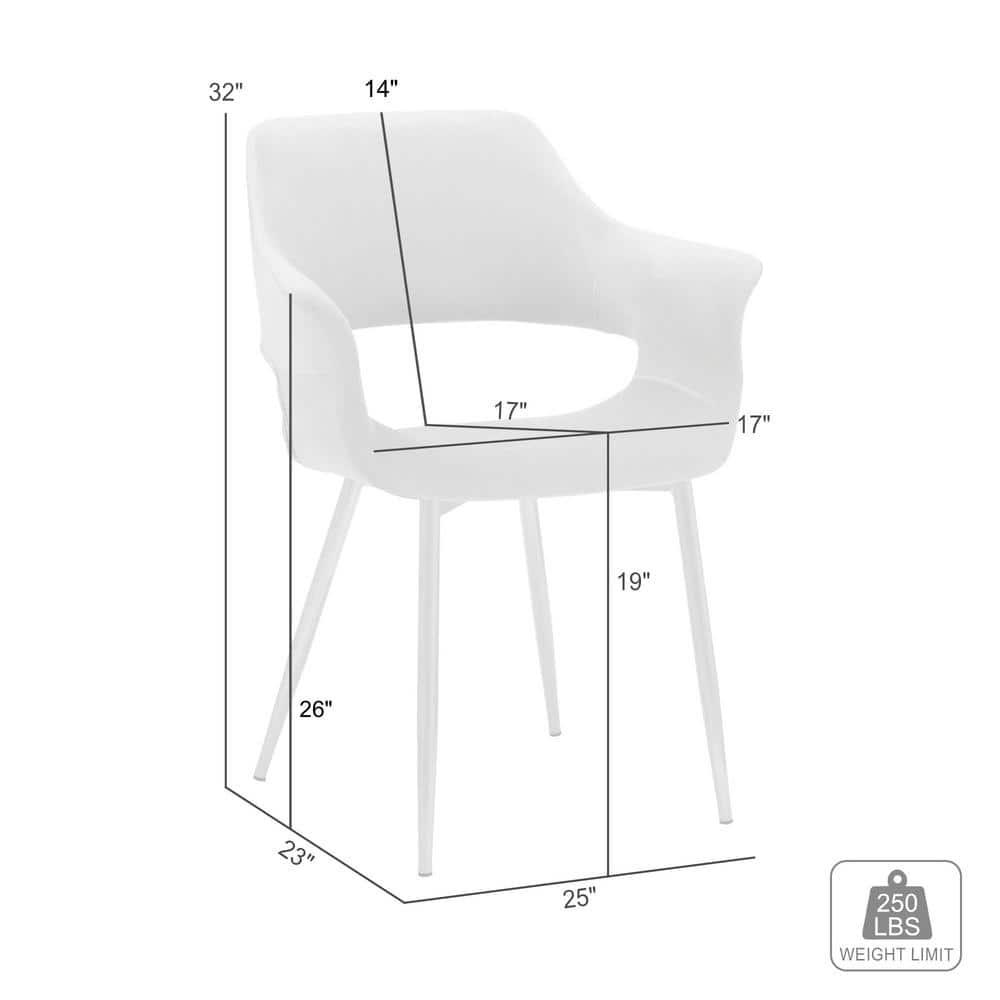 Gigi Velvet Metal Dining Room Chair Blue - Armen Living: Gold Legs, Ergonomic Back, High-Density Foam