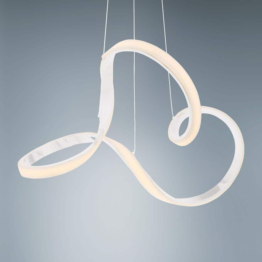 Vornado 23" White LED Pendant with Composite Shade