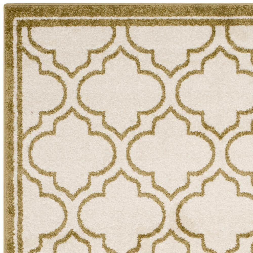 Amherst AMT412 Power Loomed Area Rug - Ivory/Light Green - 6'x9' - Safavieh.