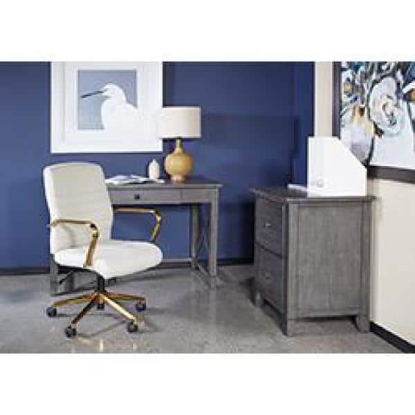 Hillsboro Writing Desk in Gray Wash K/D by OSP Home Furnishings