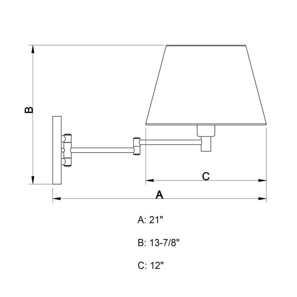 Clarinda Steel Swing Arm Sconce