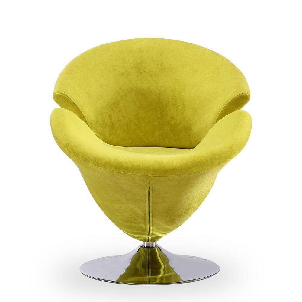 Aanayah Velvet Swivel Barrel Chair
