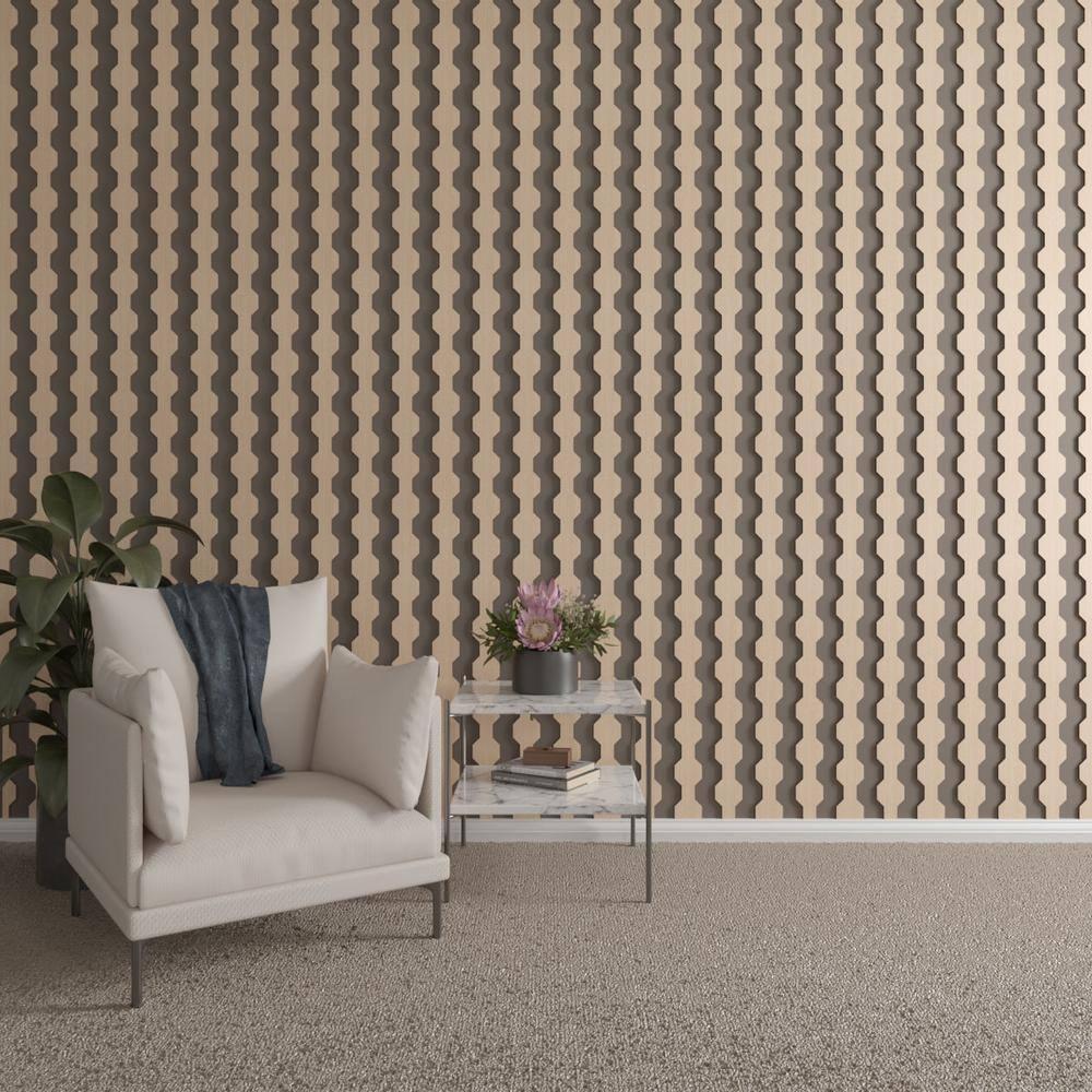 Ekena Millwork Pontiac Adjustable Wood Decorative Slat Wall Panel Kit