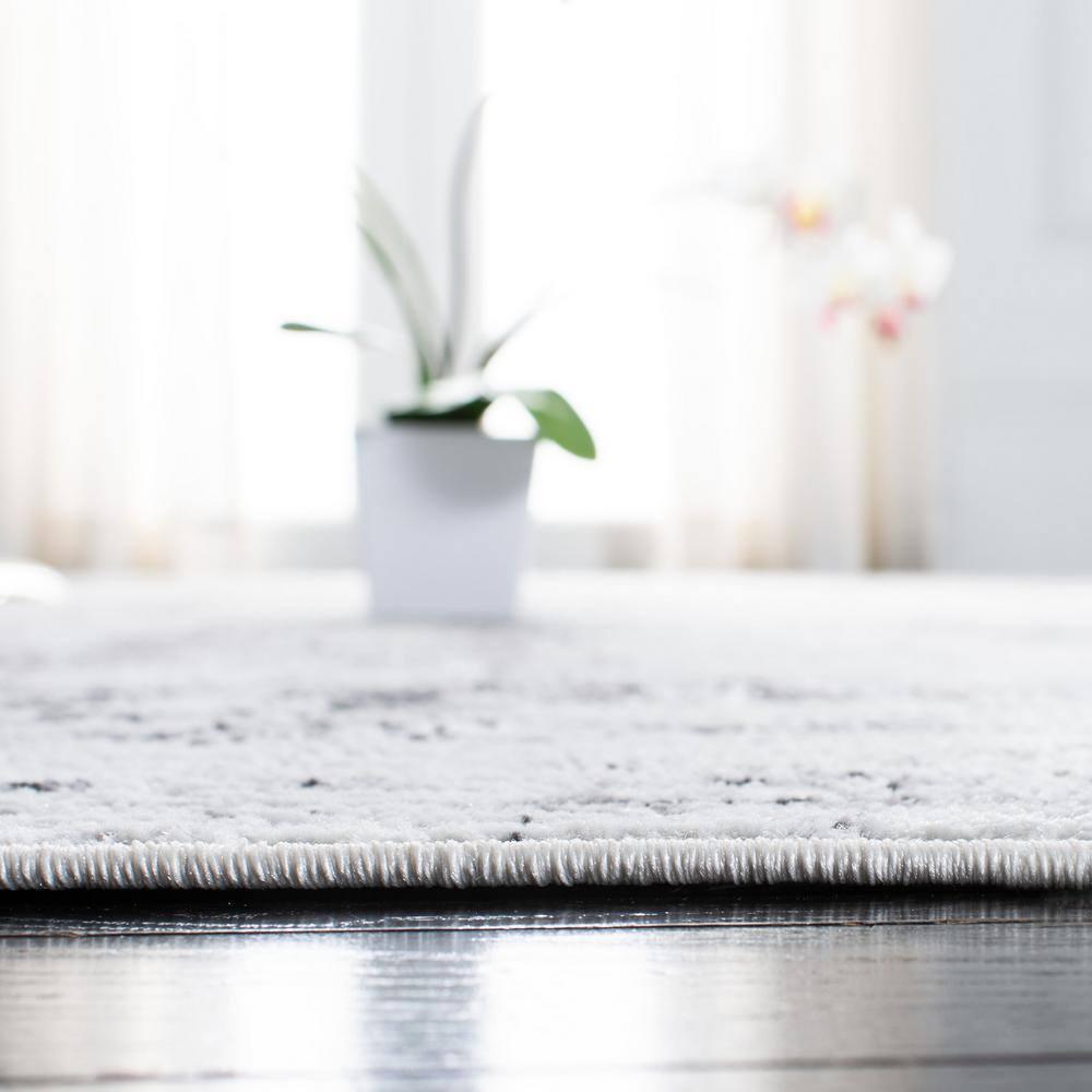 Amelia ALA700 Power Loomed Area Rug - Ivory/Grey - 6'7"x6'7" - Safavieh.
