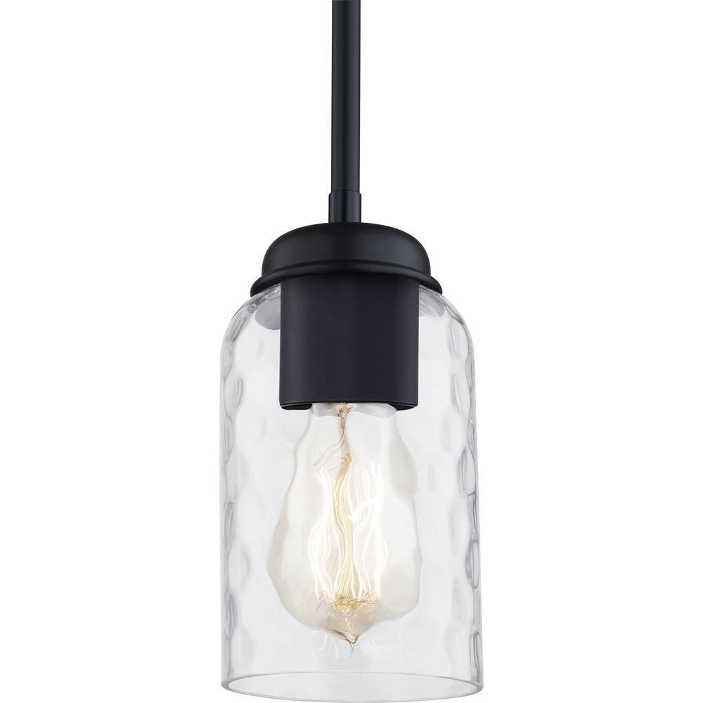 Quoizel Lighting Blanche 1 - Light Pendant in  Matte Black