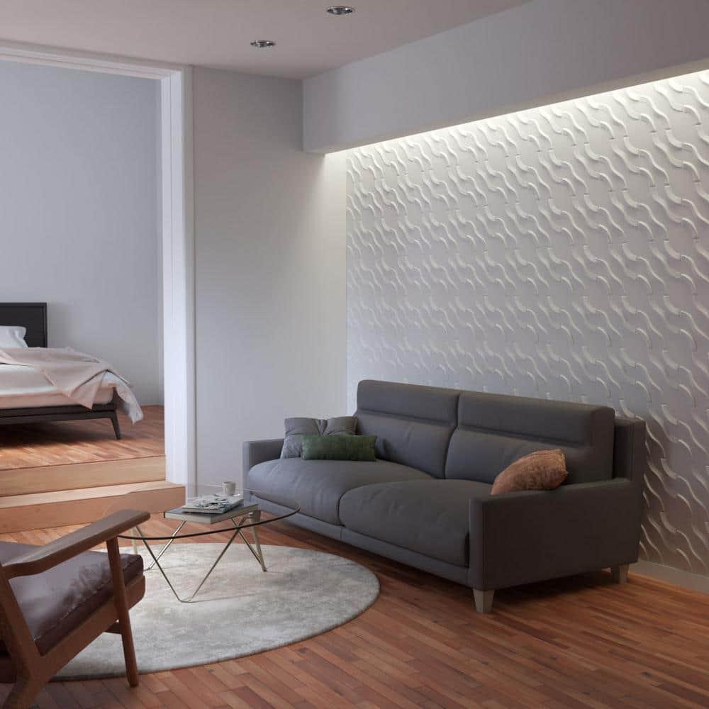 Ekena Millwork Lane EnduraWall Decorative 3D Wall Panel (Set of 10)