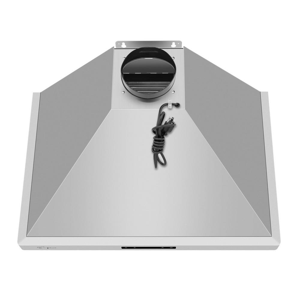 Empava Empava 36" Metal 380 CFM Convertible Wall Range Hood with Baffle Filter