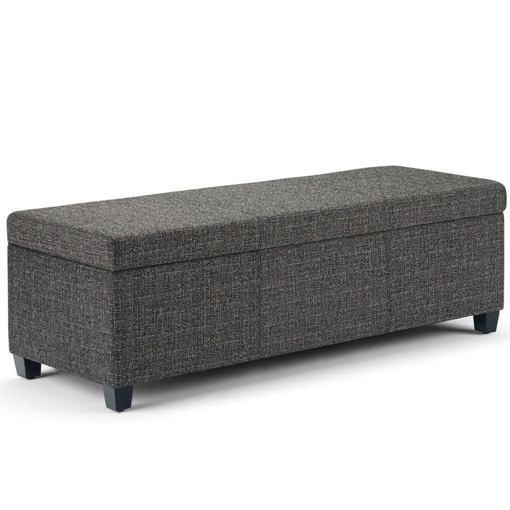 Simpli Home Avalon Storage Ottoman Bench,Assembled
