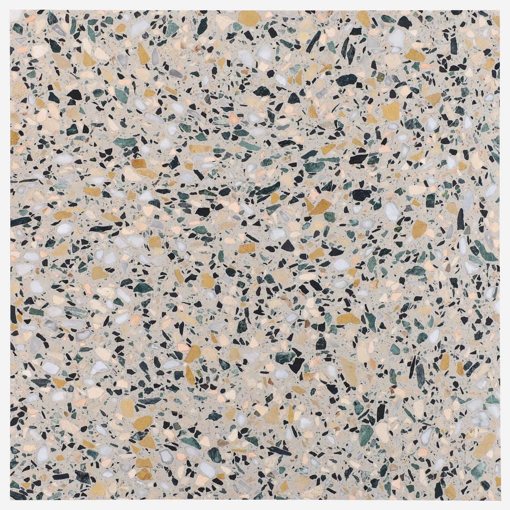 Brezza Terrazzo 23.62 in. x 23.62 in. Honed Terrazzo Floor and Wall Tile (3.87 Sq. Ft. / Each)
