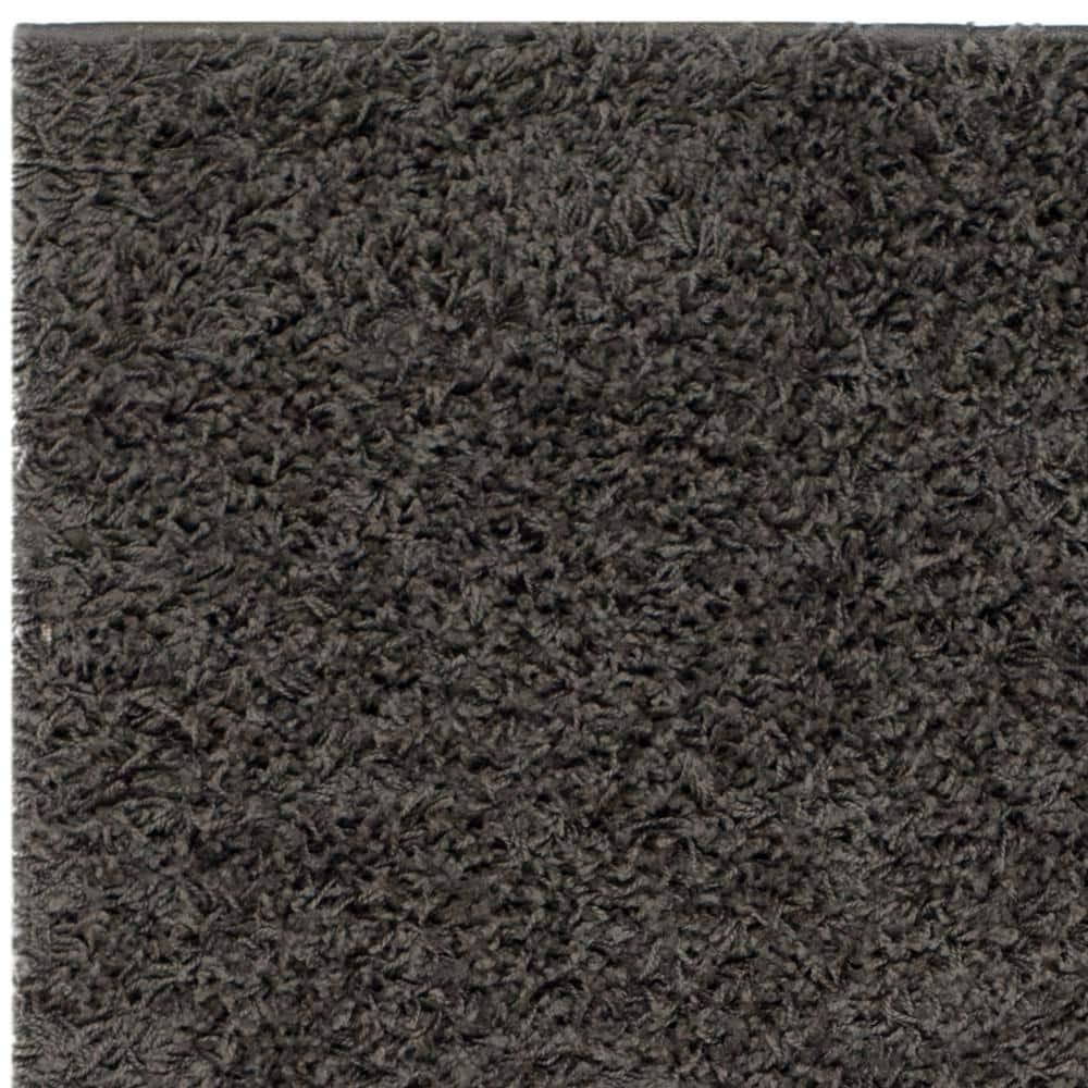 Athens Shag SGA119 Power Loomed Indoor Accent Rug - Dark Grey - 3'x5' - Safavieh