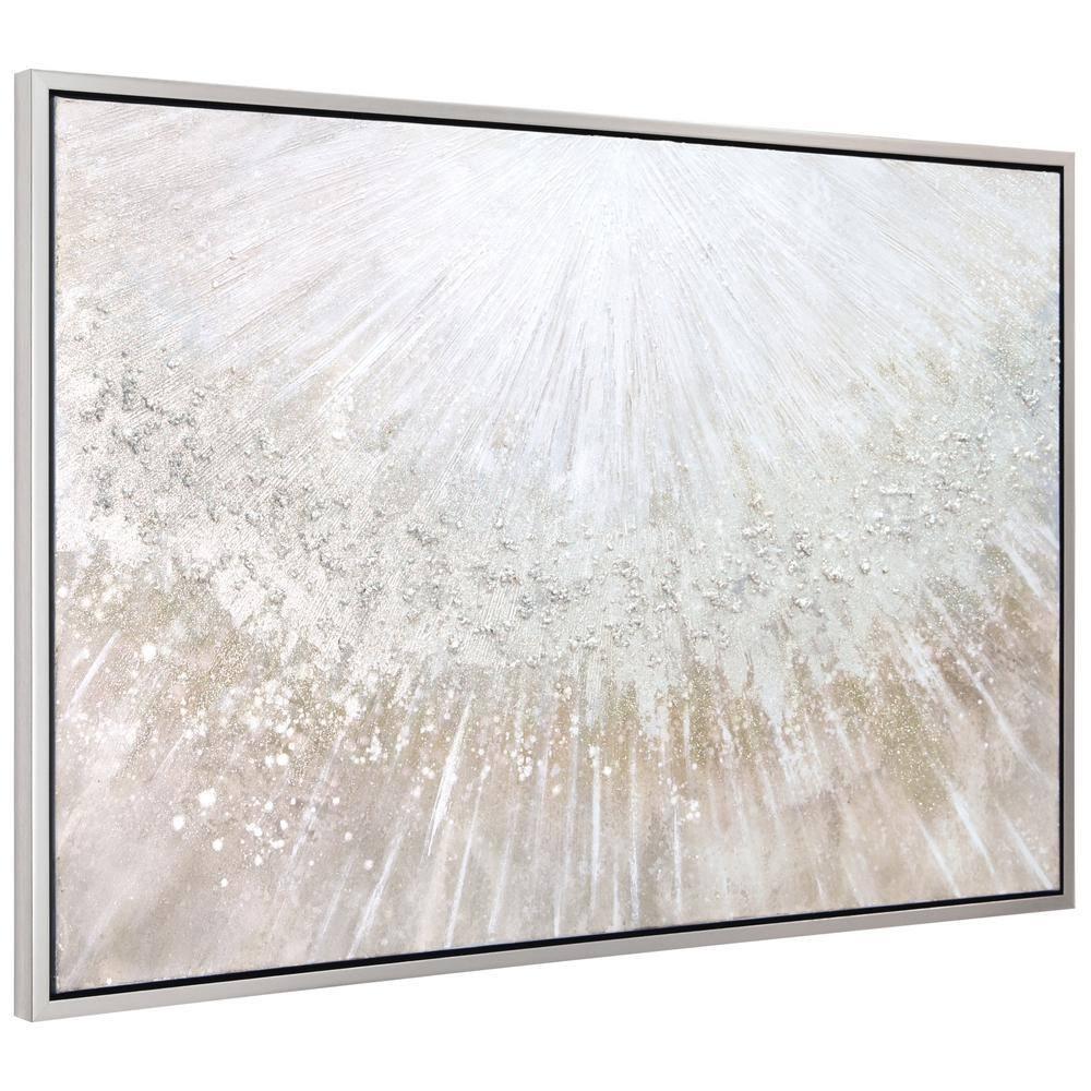 Empire Art Direct " Silver Pellets Textured Metallic " by Martin Edwards