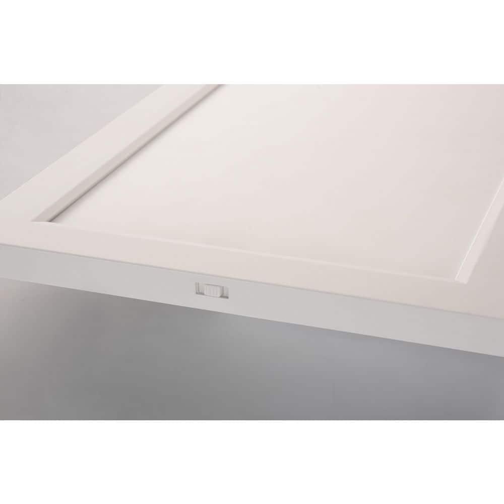 AFX Lugano 48"x12" LED Linear Flush Mount Light - 48"L x 12"W x 1"H White