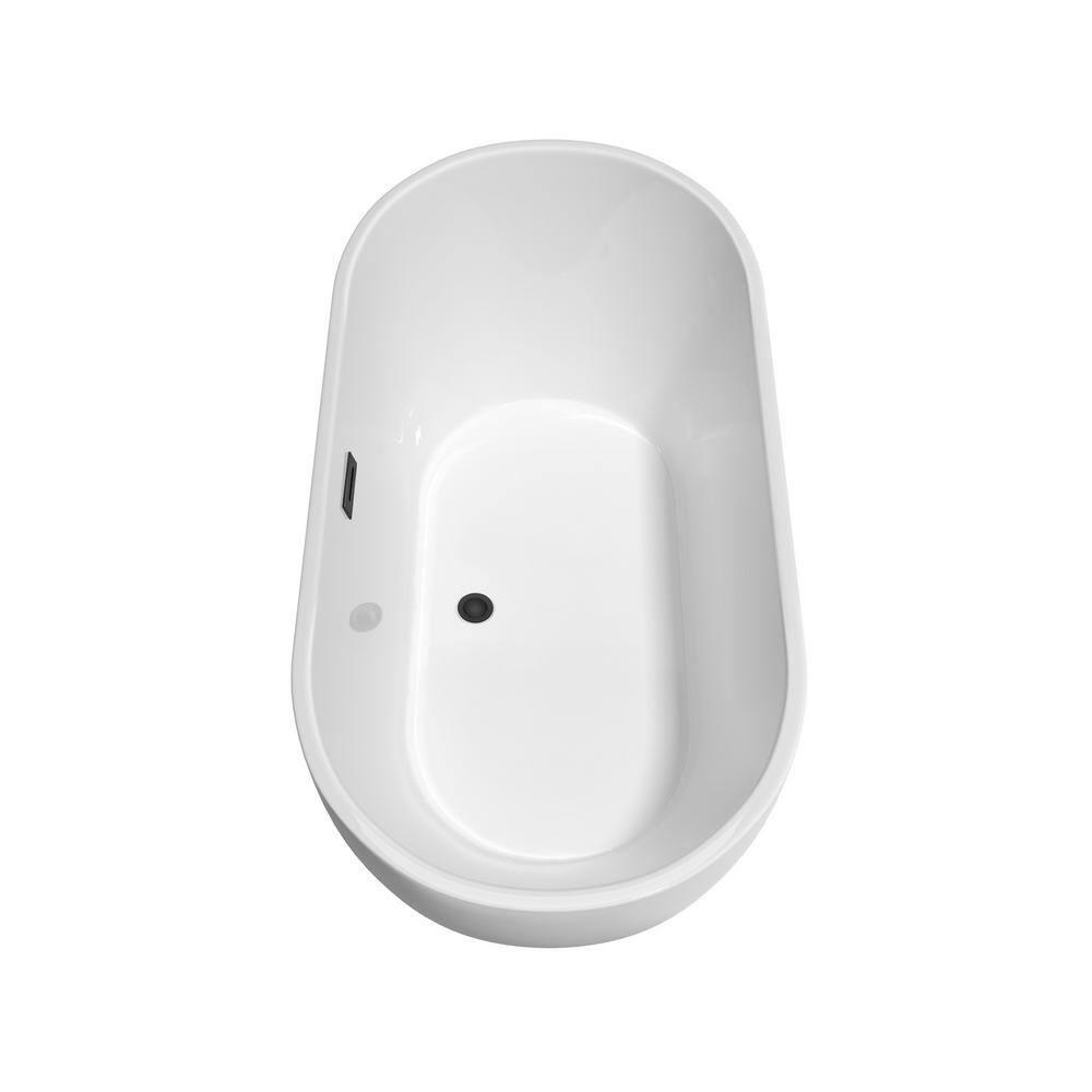 Brooklyn 60'' x 30'' Freestanding Soaking Acrylic Bathtub