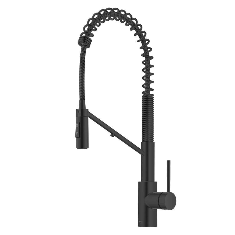 Oletto 2-in-1 Pull-Down Single Handle Kitchen Faucet