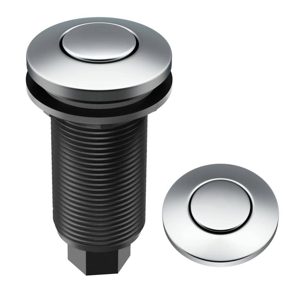Kraus KRAUS Garbage Disposal Air Switch Kit with Push Button, AC Adapter, Power Cord, and Air Tube Included
