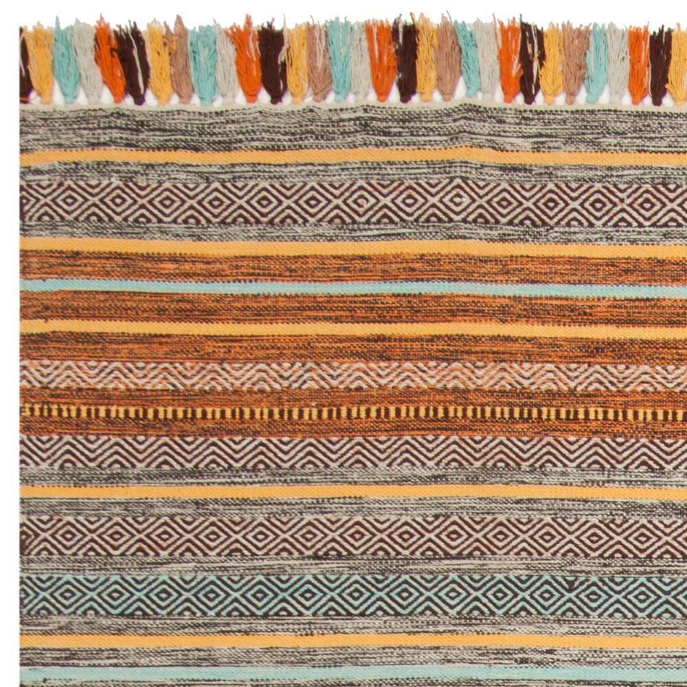 Montauk MTK901 Hand Woven Indoor Area Rug - Turquoise/Brown - 8'x10' - Safavieh.
