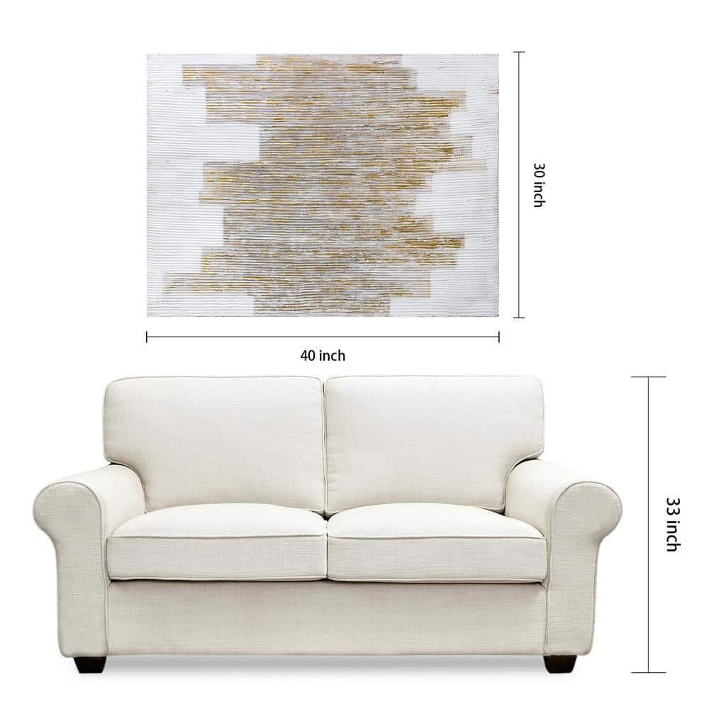 Empire Art Direct The City Textured Metallic Hand Painted Wall Art, 30" x 40" x 1.5", Ready to hang