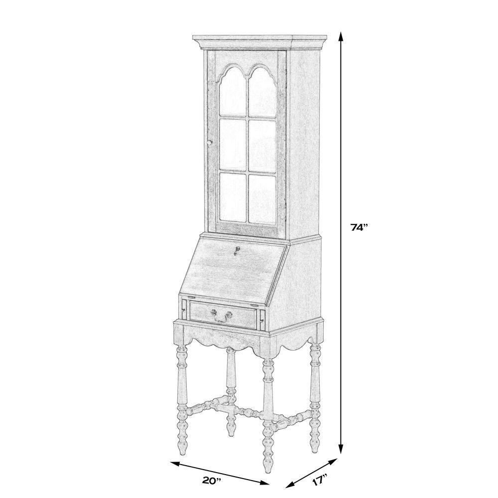 Butler Specialty Newlark Plantation Cherry Secretary In Brown