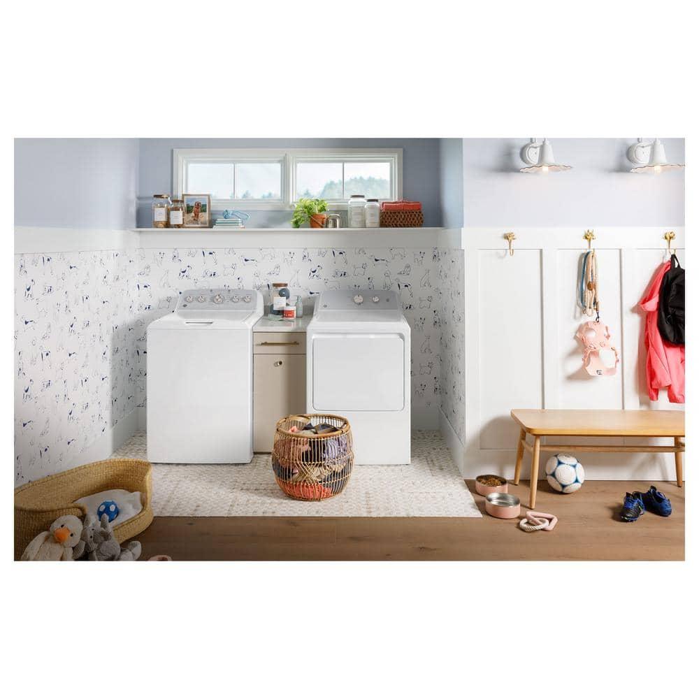 GE Appliances GE 7.2 Cu Ft Capacity Electric Dryer With Up To 120 Ft Venting​ And Reversible Door​