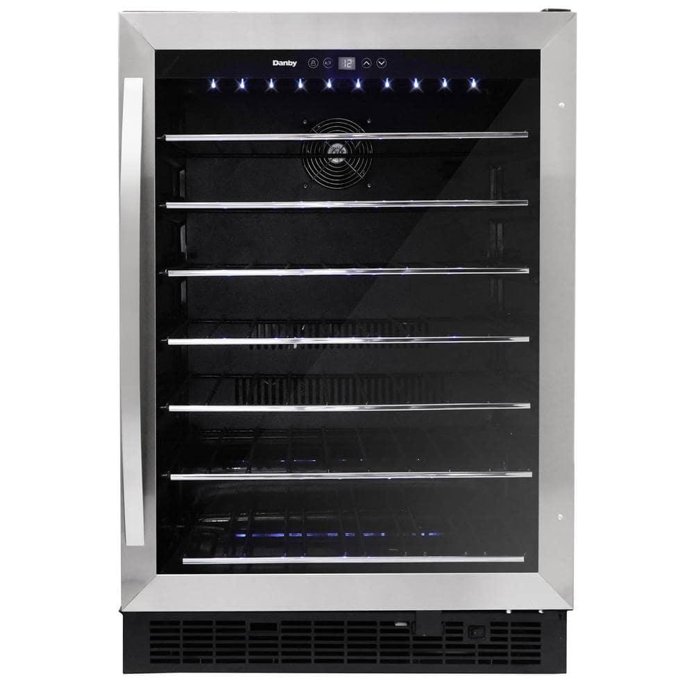 Danby Danby Single Zone 23.8'' Built-In 60 Bottle Wine Refrigerator with Reversible Door