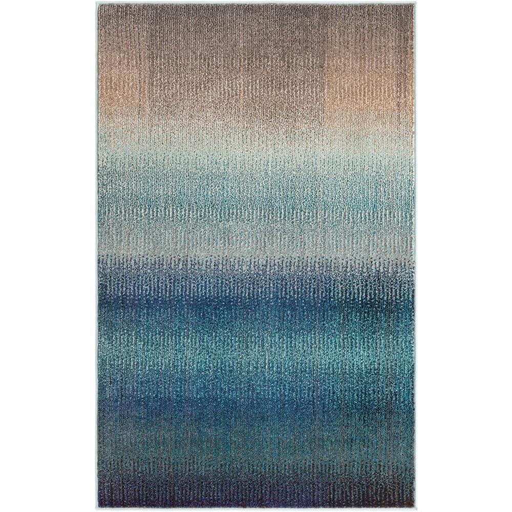 Unique Loom 3' 3 x 5' 3 Blue Estrella Azura Area Rug