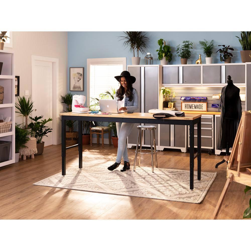NewAge Products Pro Series Adjustable Height Steel Workbench