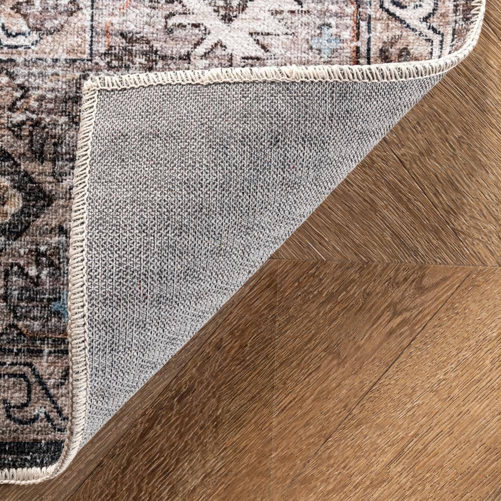 Nuloom Gracie Medallion 3x5 Machine Washable Accent Indoor Area Rug for Living Room Bedroom Dining Room Entryway Kitchen, Peach/Ivory