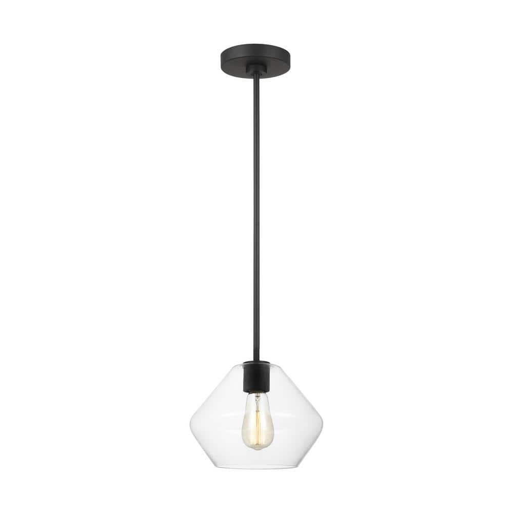 Rooks Single Light Glass Dimmable Pendant