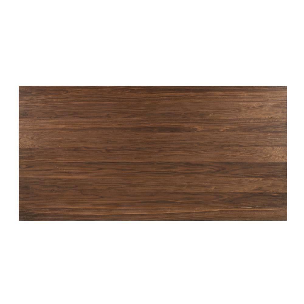 Noble House Caruso Mid-Century Modern 7 Piece Dining Set, Mint and Walnut