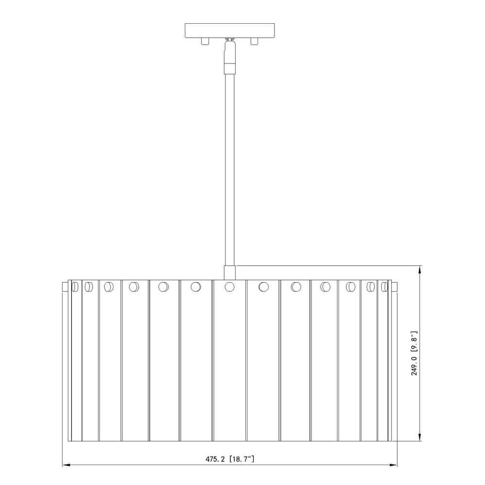 Z-Lite 5 Light Pendant