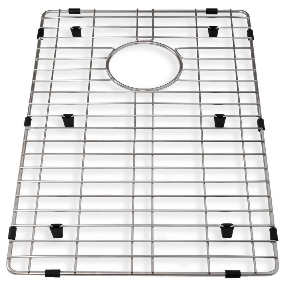 ZLINE 43 in. Garmisch Undermount Single Bowl DuraSnow Stainless Steel Kitchen Sink W/ Bottom Grid & Accessories (SLS-43S)