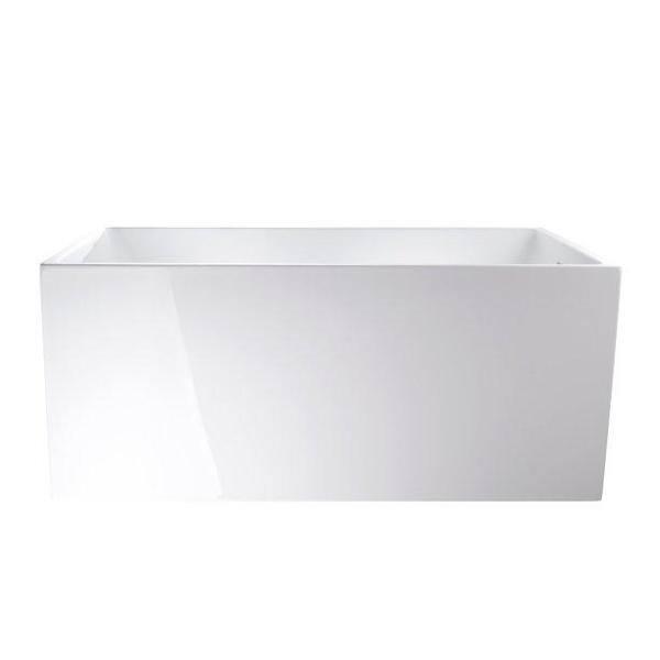 47" x 29" Freestanding Soaking Acrylic Bathtub