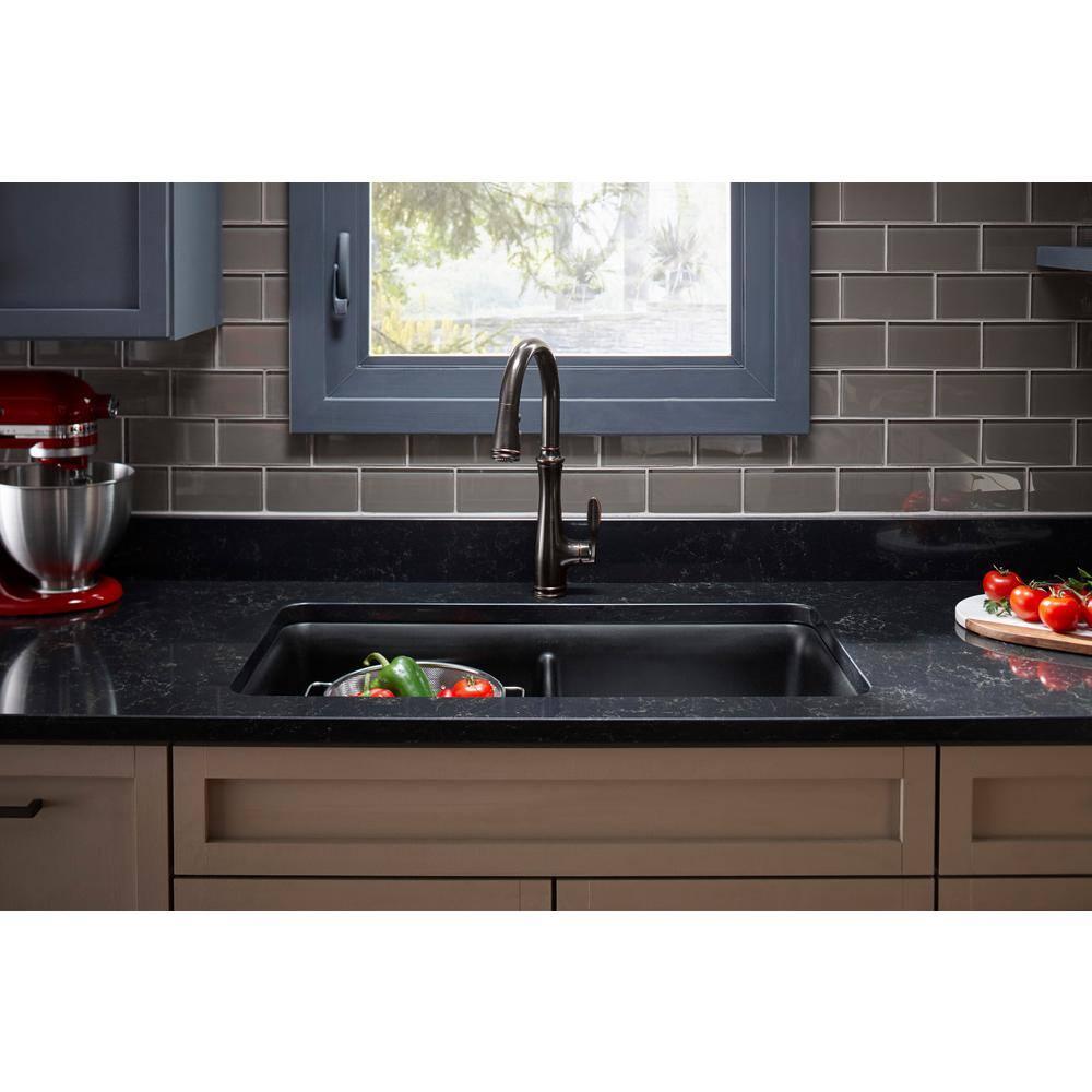 Bellera™ Pull Down Single Handle Kitchen Faucet with Handle and Supply Lines