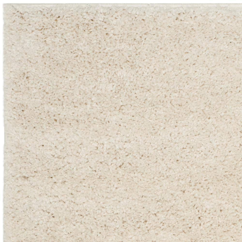 Arizona Shag ASG820 Power Loomed Indoor Accent Rug - Creme - 3'2"x5' - Safavieh
