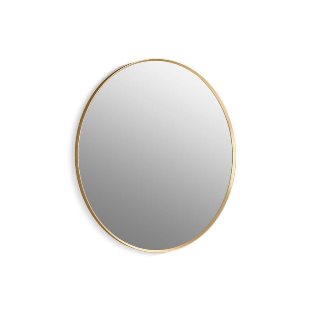 Essential Round Wall Mirror, Bathroom/Vanity Mirror with Frame