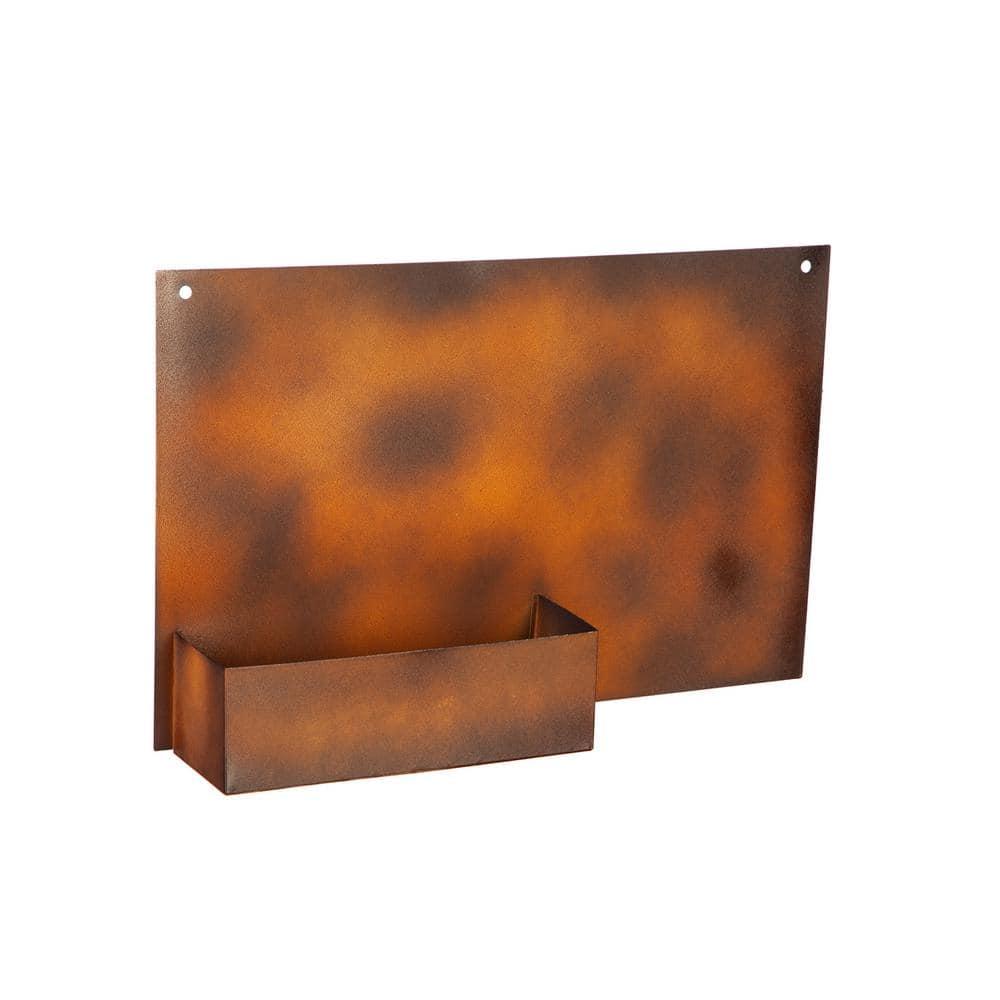 Kaiser Rust Finish Metal Indoor/Outdoor Wall Planter