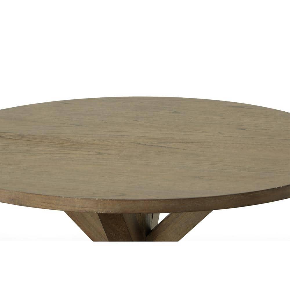 Carolina Classics Diana Wood Dining Table with Trestle Base in Vintage Walnut