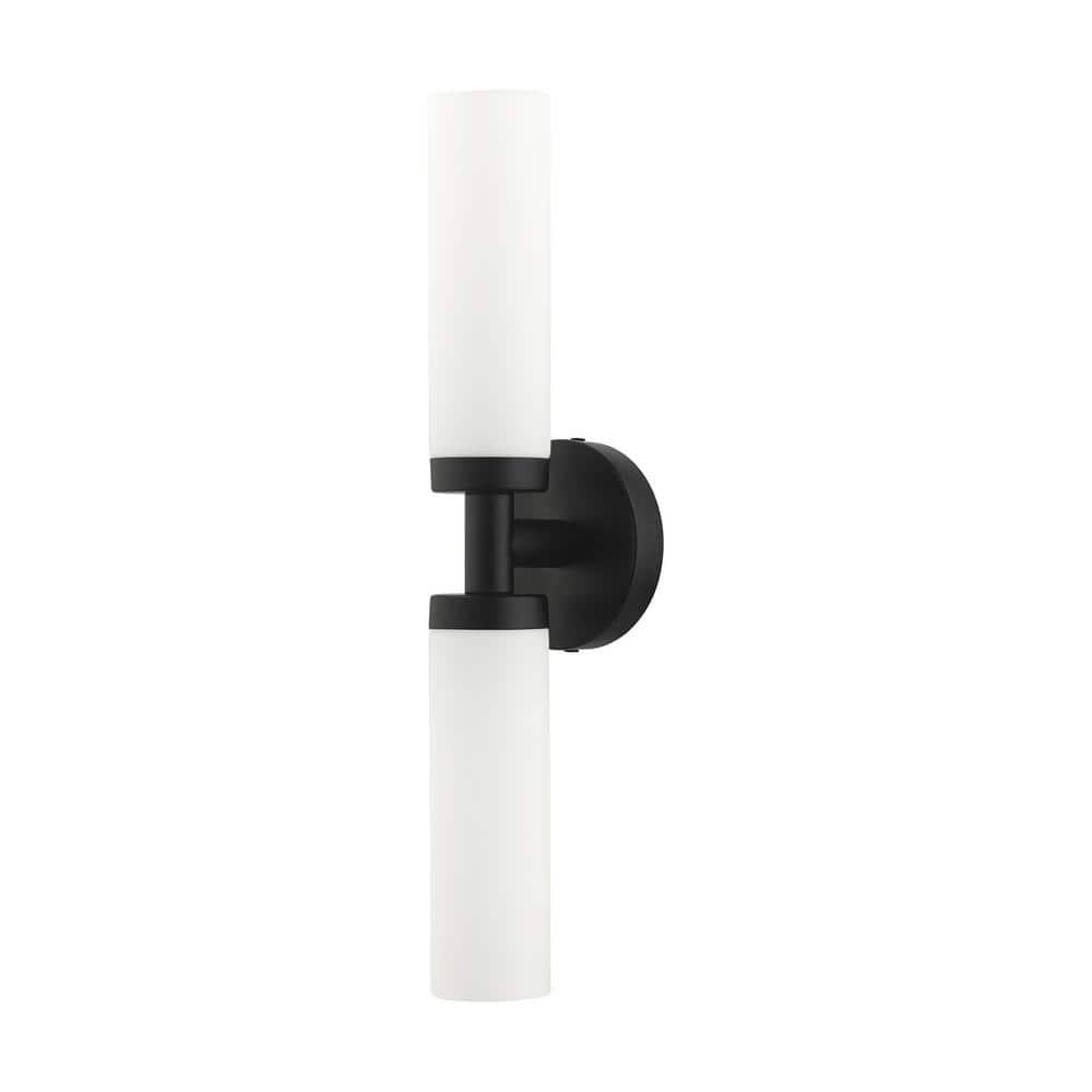 Livex Lighting Aero 2 - Light Vanity in  Black