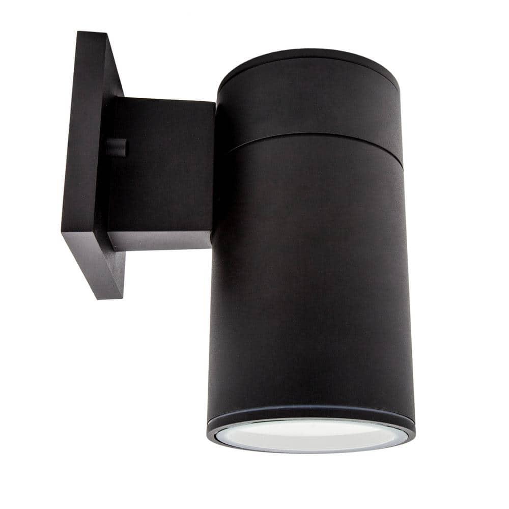Maxxima LED Cylinder Outdoor Wall Wash, Sconce Light, 12 Watt, 840 Lumens, 3000K Warm White, Dusk to Dawn Sensor