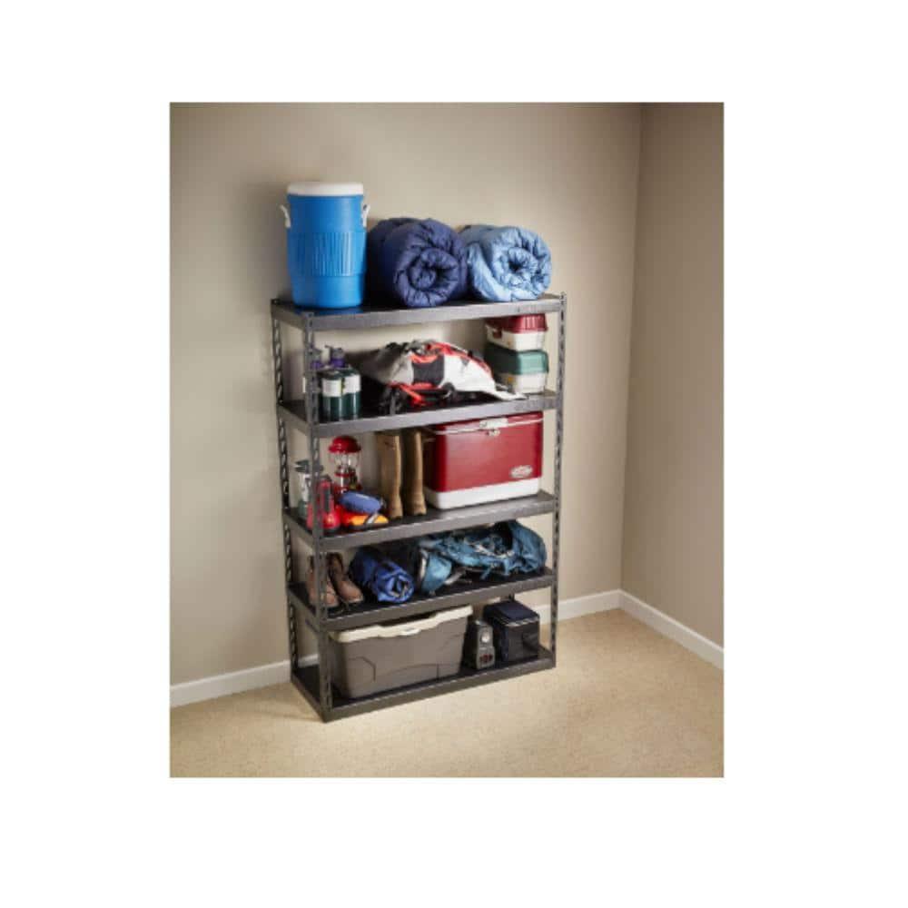 48" Wide EZ Connect Rack With Five Deep Shelves