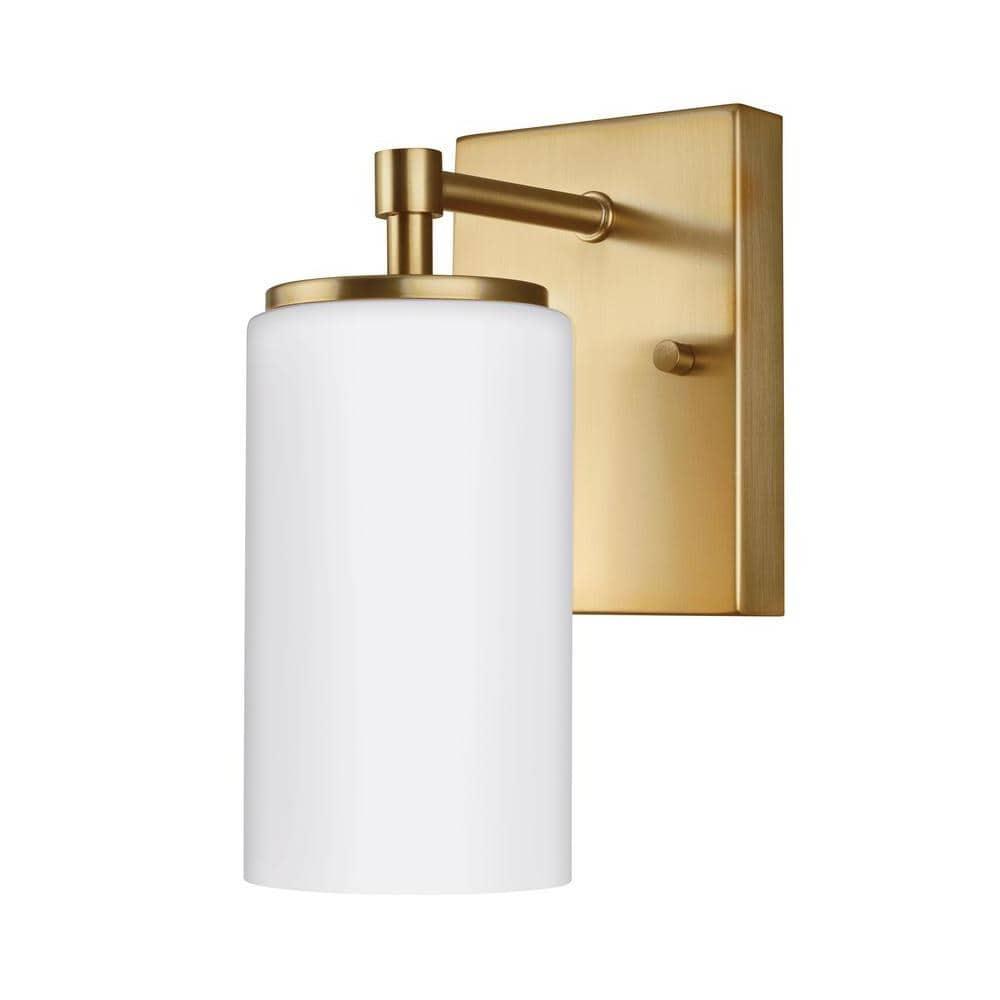 Sea Gull Lighting 4124601-848 Alturas Wall/Bath Sconce Vanity Style Fixture, One - Light, White
