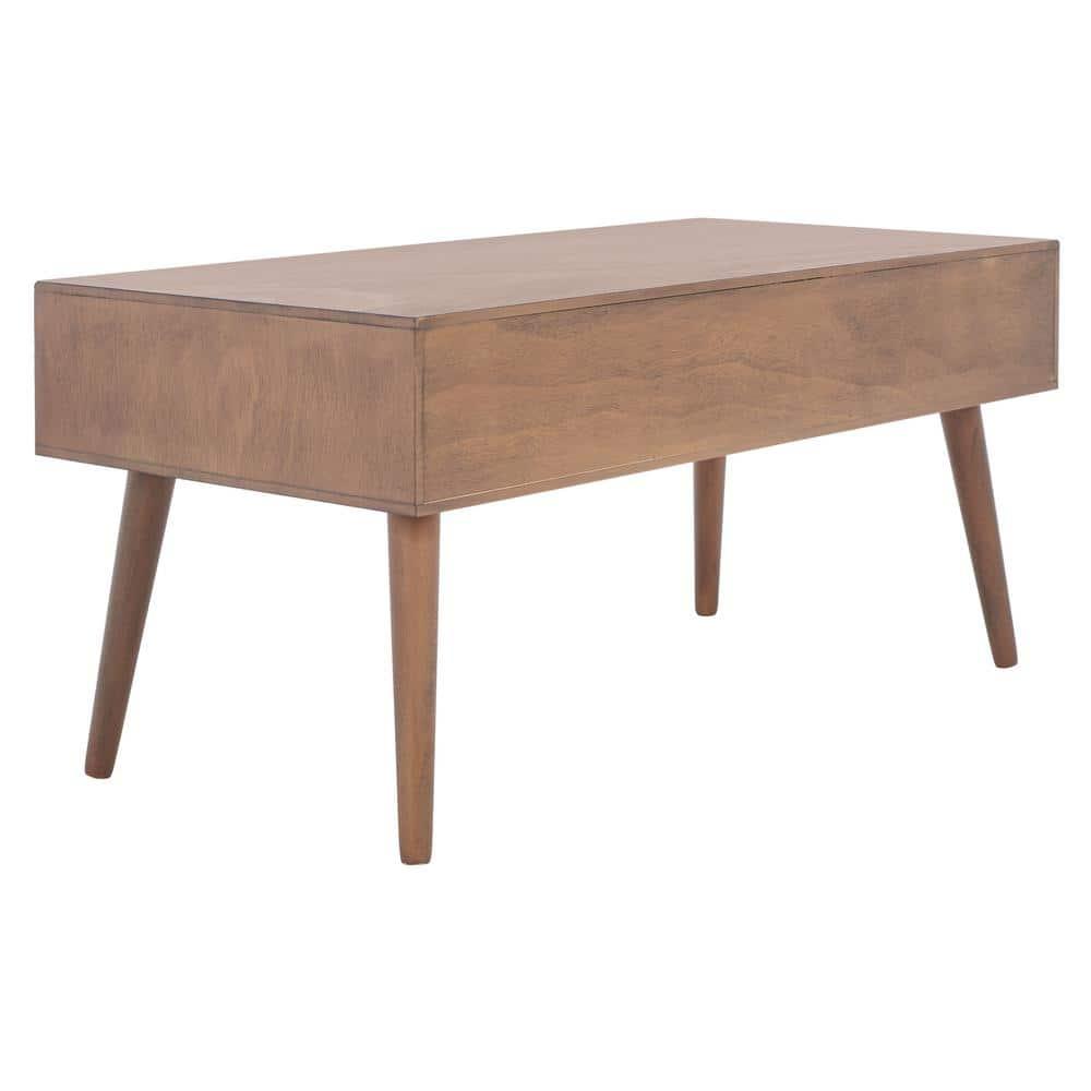 Mozart Mid-Century Coffee Table - Brown - Safavieh