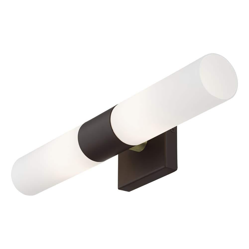 Livex Lighting Aero Bronze ADA 2-Light Vanity Sconce