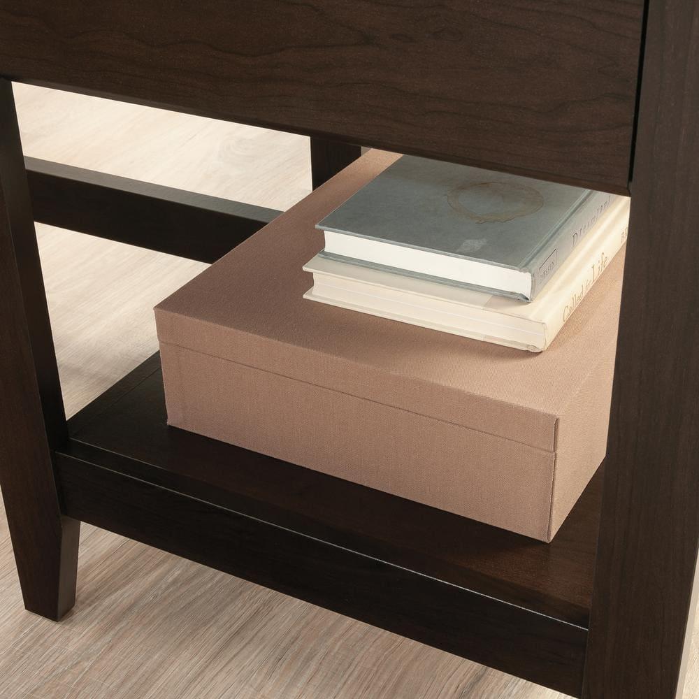 Sauder Summit Station L Desk Cinnamon Cherry